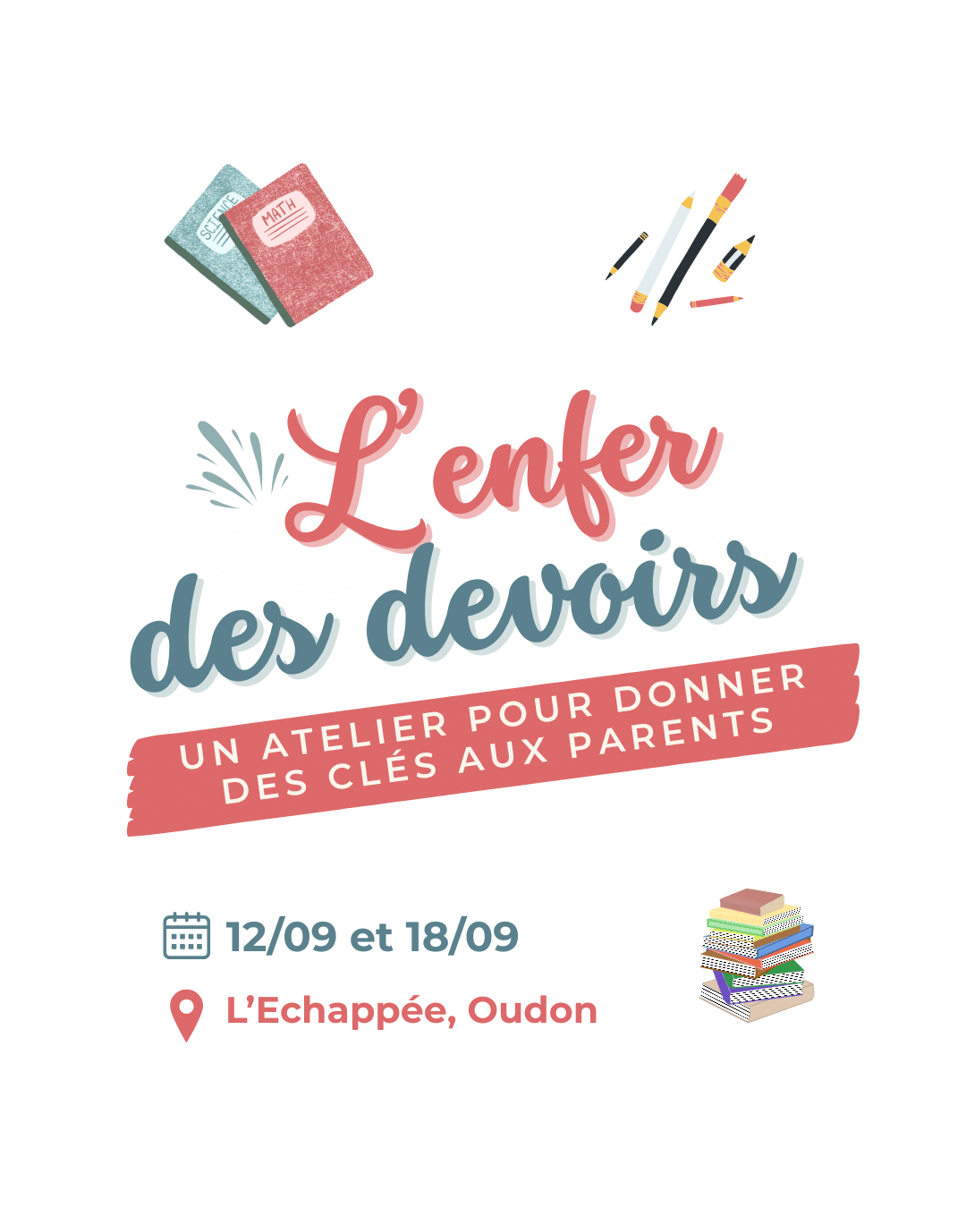 Atelier L'Enfer des devoirs à Oudon